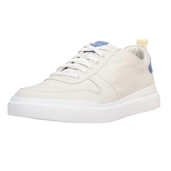 Cole Haan Other - Cole Haan Men's Grand Pro Rally Court Canvas Sneakers White Gray Size 8 1/2